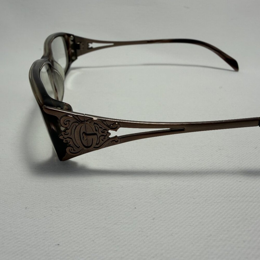 Smoky Brown Rectangle Eyeglasses - Frames Only - image 4